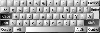 Tastaturbelegung: Shift+CapsLock